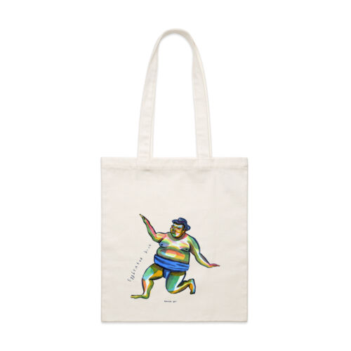 Eggbeater Kick Sumo Style Tote Bag Thumbnail