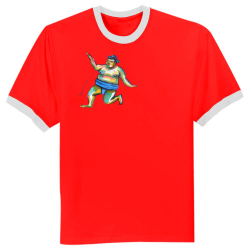 Eggbeater Kick Men's Ringer T Shirt Thumbnail
